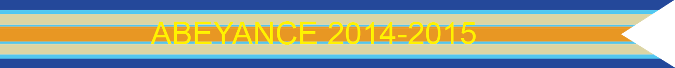 ABEYANCE 2014-2015 US AIR FORCE CAMPAIGN STREAMER